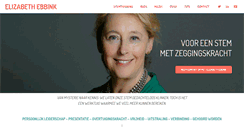 Desktop Screenshot of elizabethebbink.nl